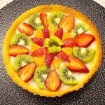 تارت میوه ای گیاهی کیوی توت فرنگی - وگنوک